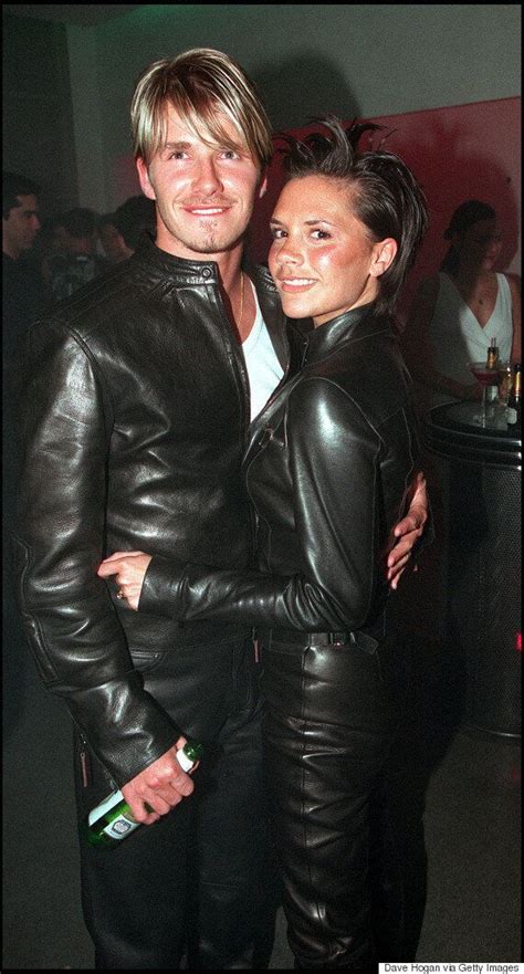 Victoria Beckham Says Leather Outfit With David Beckham 